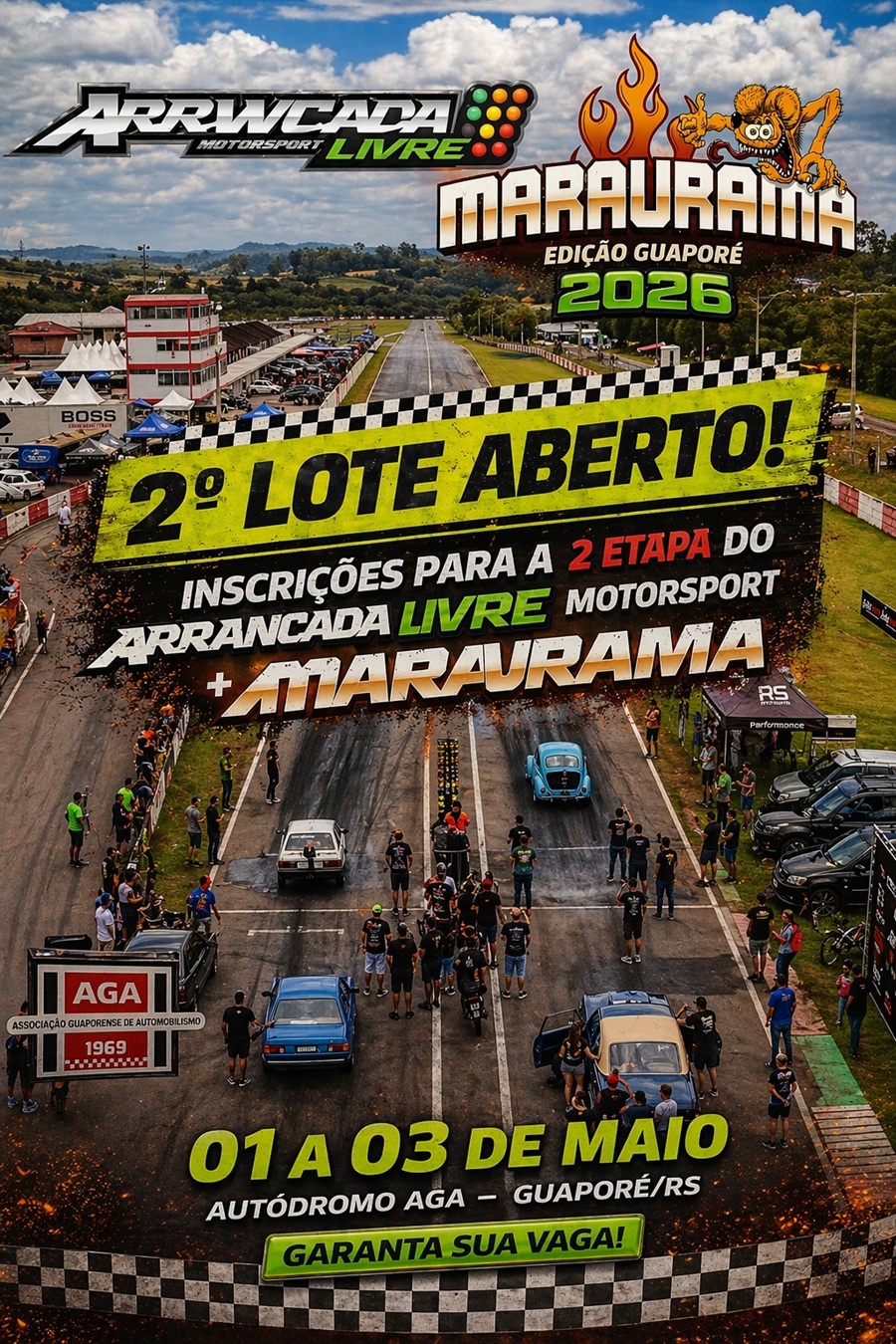 2º ETAPA DO ARRANCADA LIVRE MOTORSPORT + MARAURAMA 2026