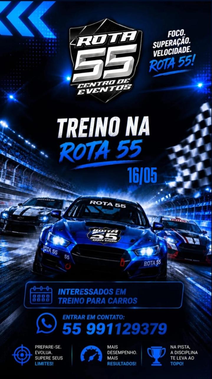 TREINO NA ROTA55