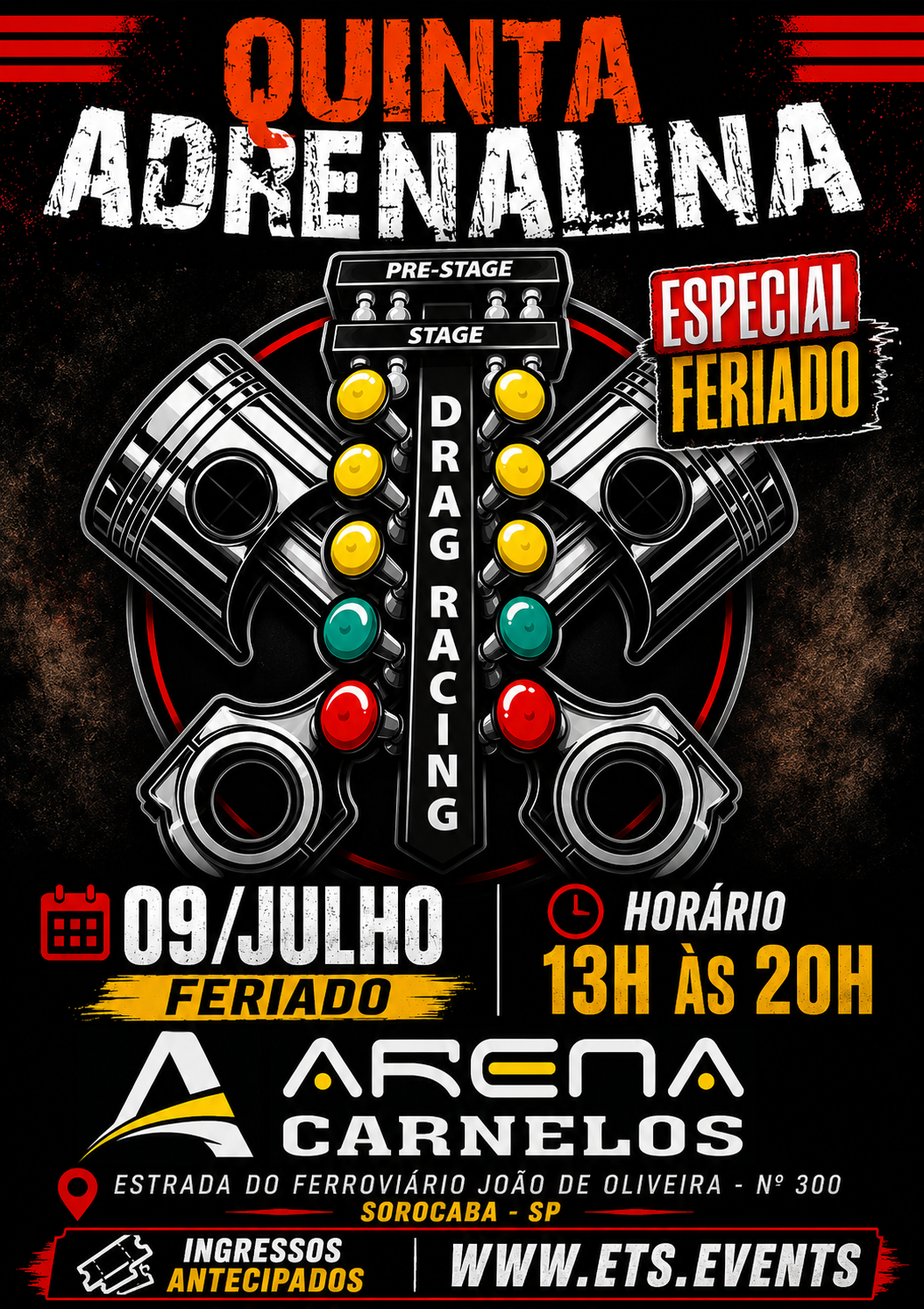 QUINTA ADRENALINA - FERIADO