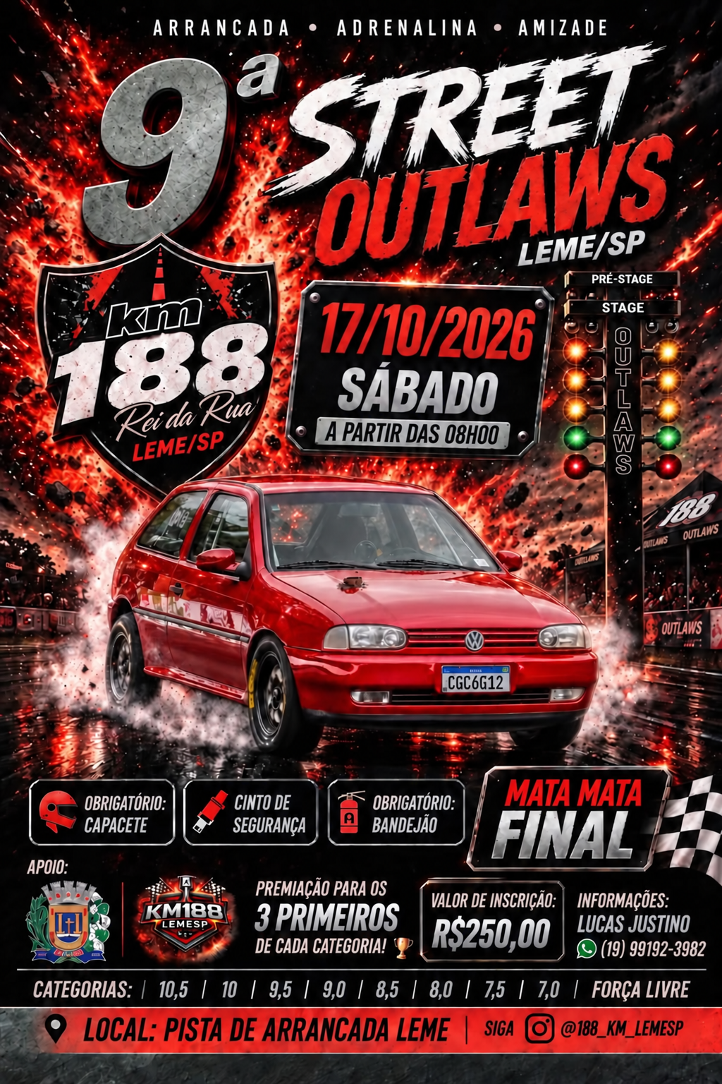 9º STREET OUTLAWS KM188 LEME SP